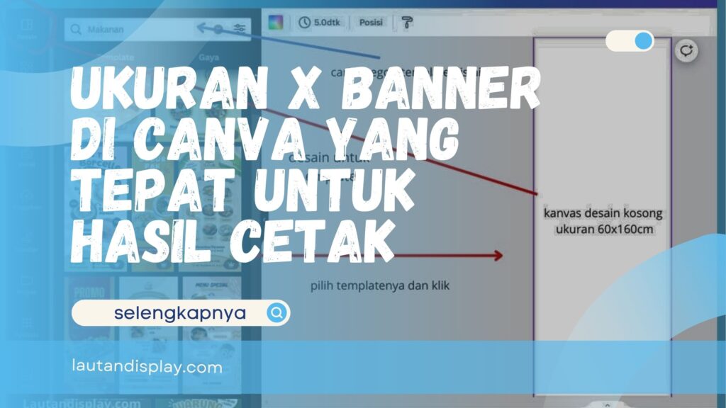 Ukuran X Banner di Canva yang Tepat