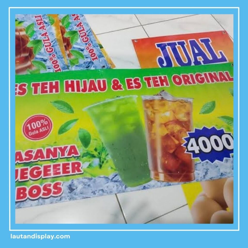 Banner Es Teh dan Es Jeruk