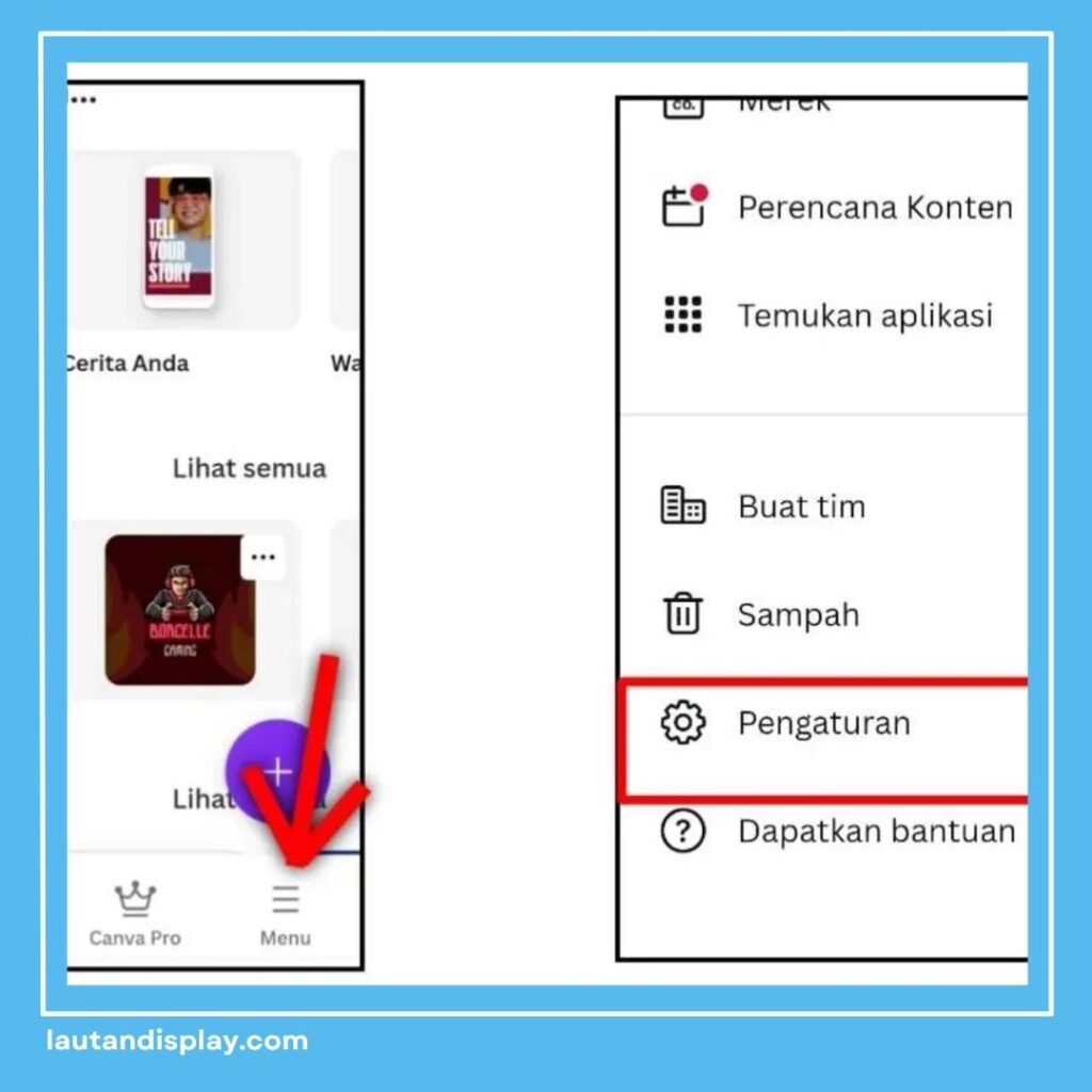 Cara Berhenti Langganan Canva