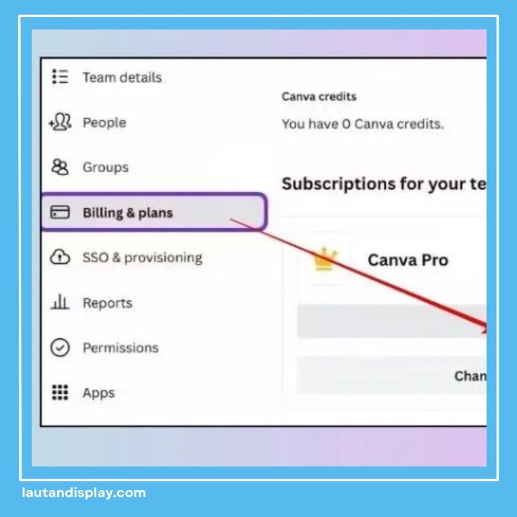 Cara Berhenti Langganan Canva