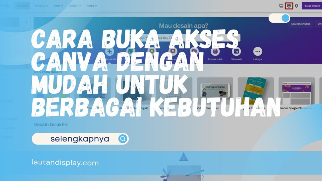 Cara Buka Akses Canva
