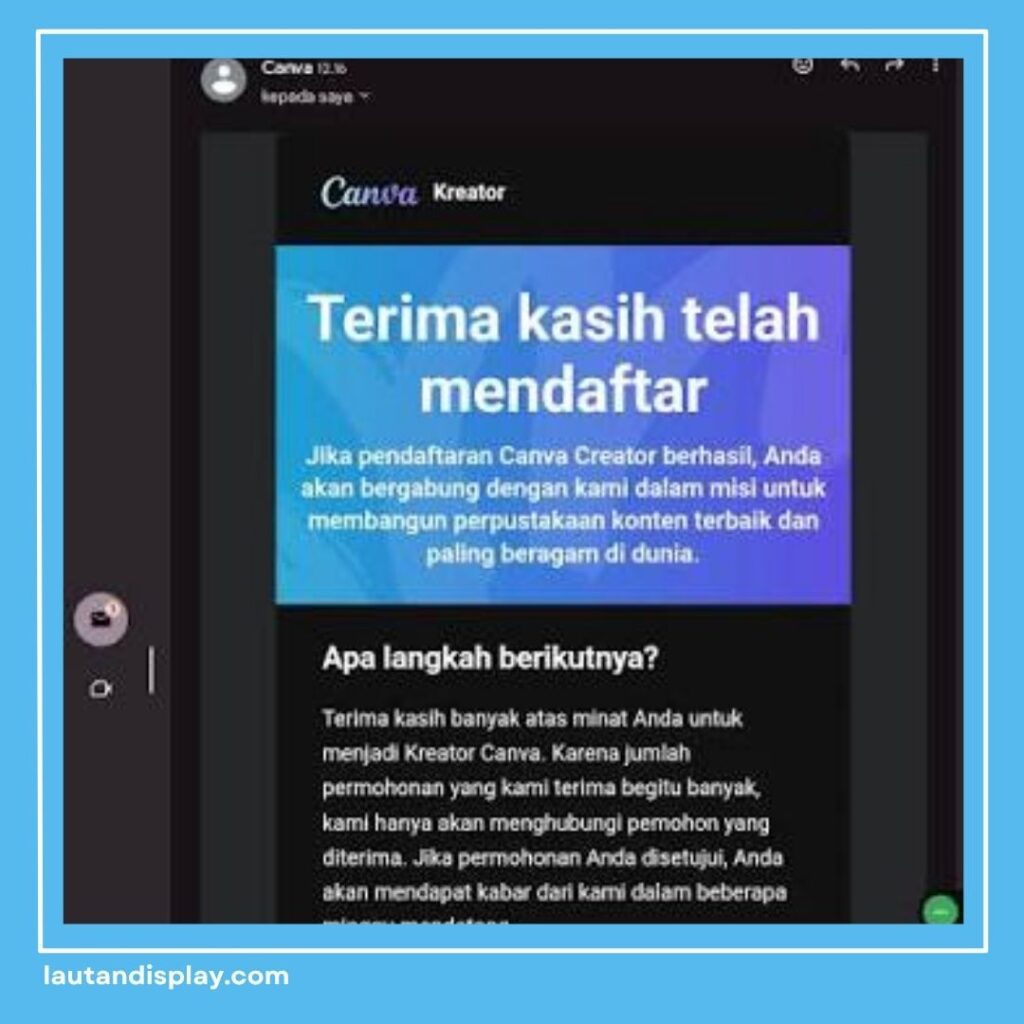 Cara Daftar Canva Creator