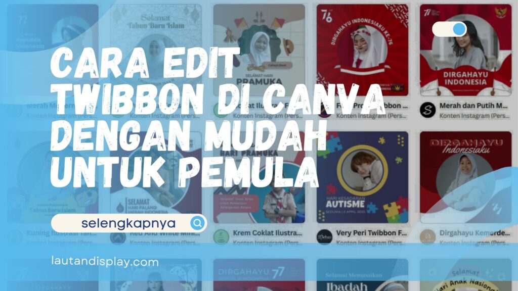 Cara Edit Twibbon di Canva