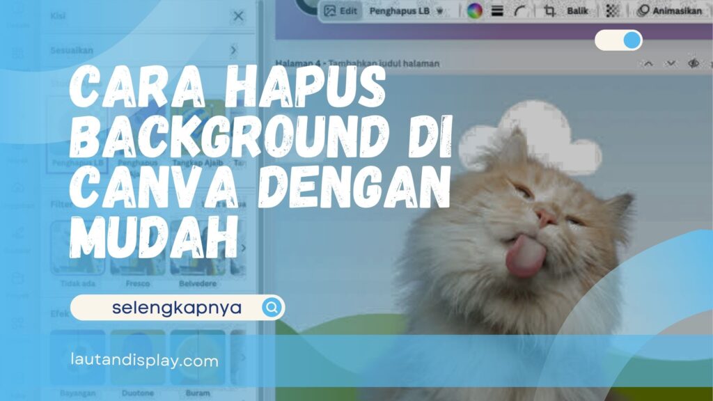 Cara Hapus Background di Canva