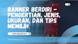 banner berdiri