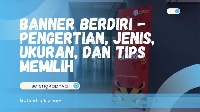 banner berdiri