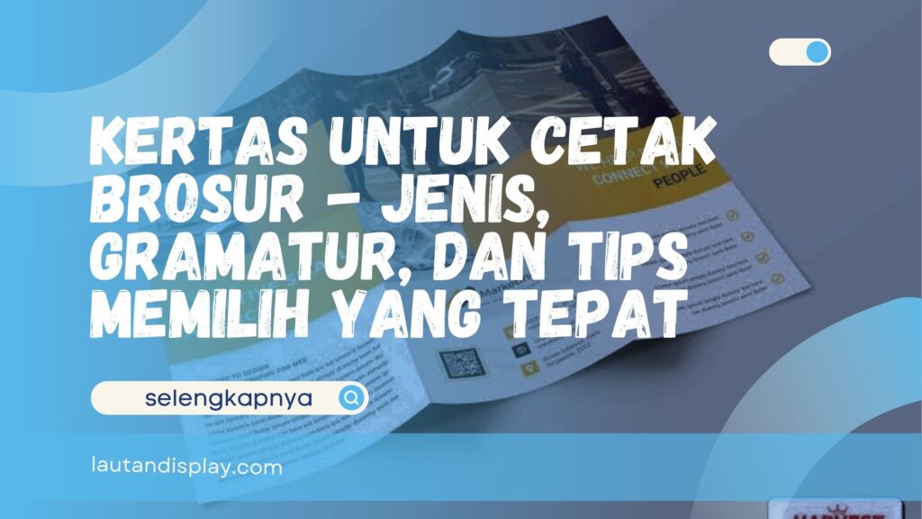 kertas cetak brosur