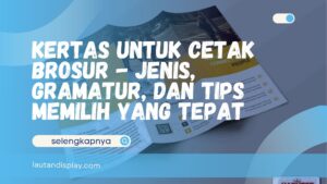 kertas cetak brosur
